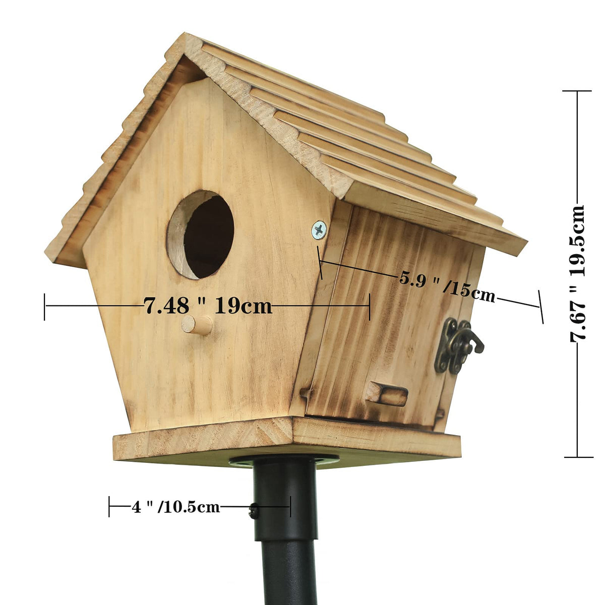 STARSWR Entrance platform gives perching space for feeding.