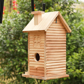 STARSWR bird house cleaning door enables simple maintenance and quick refresh.