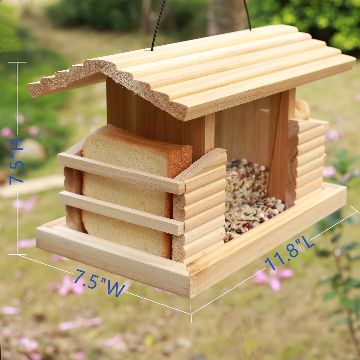 STARSWR dual suet cake holders support simultaneous feeding by several birds