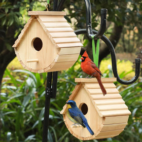 STARSWR finch nesting birdhouse helps attract small songbirds to your yard.