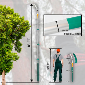 StartPro carbon-enriched blade delivers clean, smooth cuts on branches