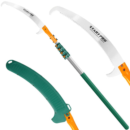 StartPro pruning saw extendable pole enables ground-based high reach cuts