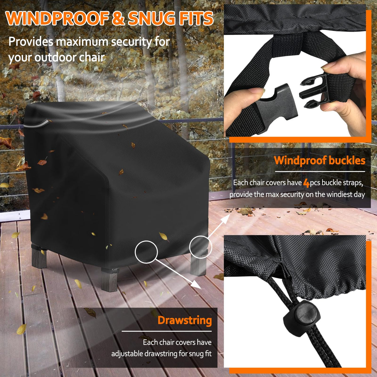 STARTWO padded handles enable easy fitting and removal.