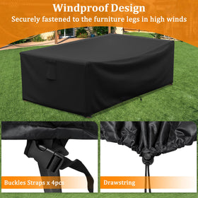 STARTWO windproof design with buckle straps keeps cover in place