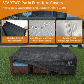 STARTWO seam-sealed waterproof tape highlight on cover seams