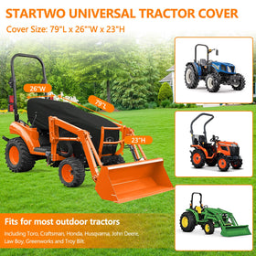 STARTWO tractor cover universal fit compatible with Kubota and John Deere