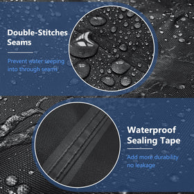 Detail of STARTWO waterproof laminated backing protecting against moisture