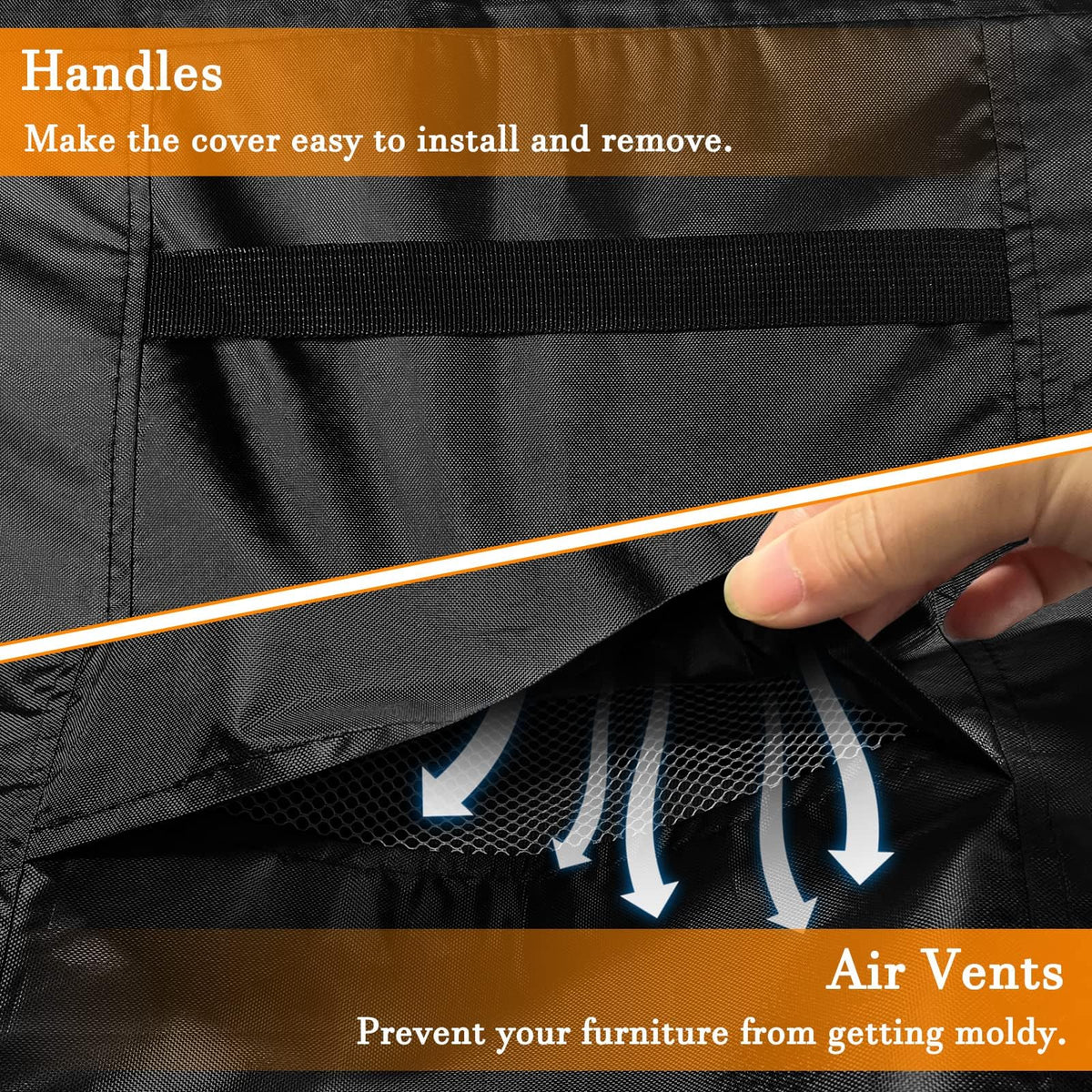 STARTWO windproof buckles secure furniture during storms or gusts