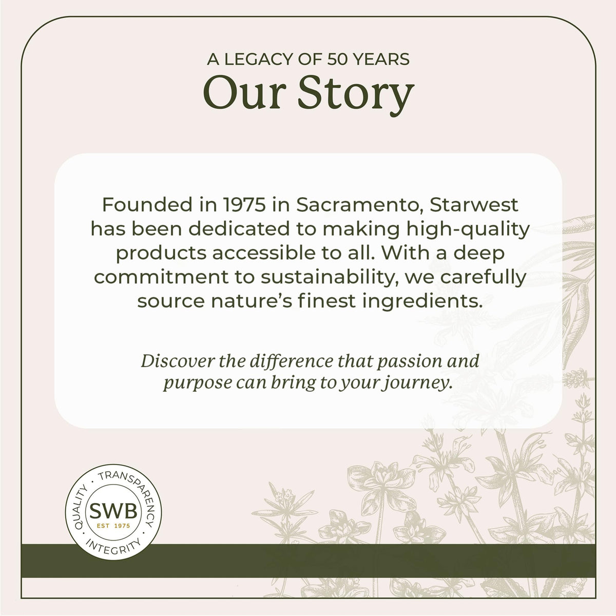 Starwest Elecampane Root sustainably sourced from global farms.