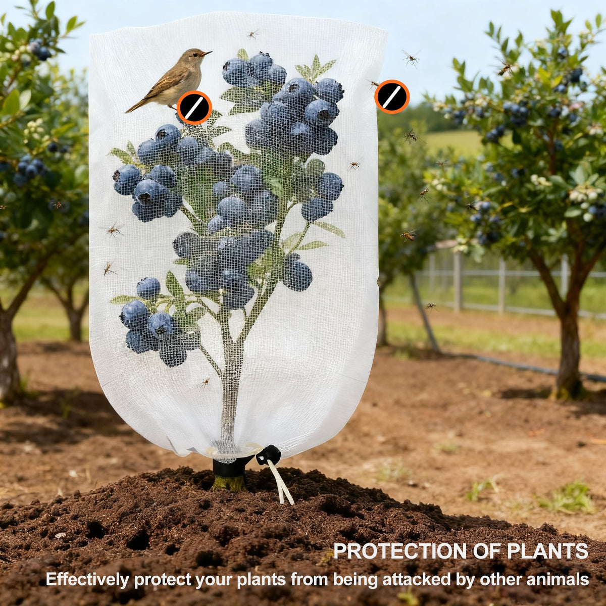 STATABSTA breathable netting keeps pests out while allowing air flow.