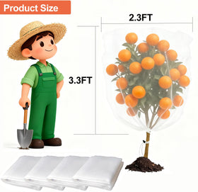 STATABSTA pest barrier netting covers plants for easier pest exclusion.
