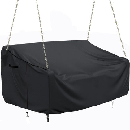 Stayden porch swing cover waterproof material protects your swing from rain and sun.