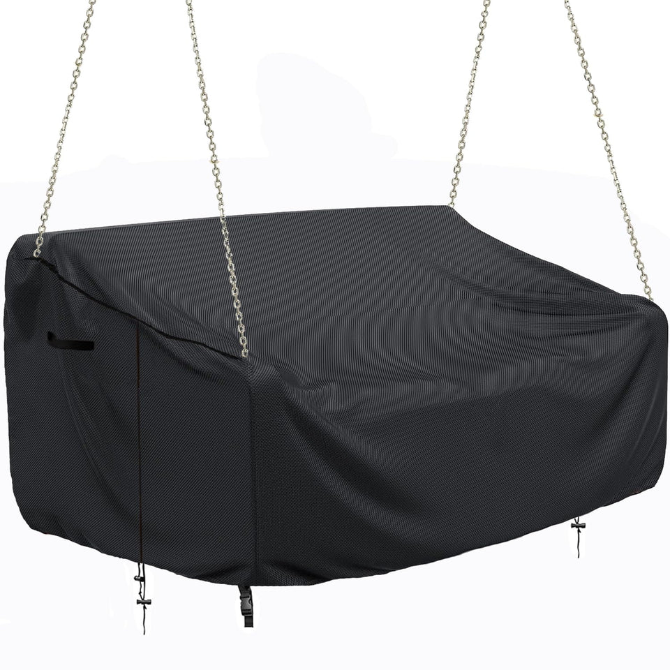 Stayden porch swing cover waterproof material protects your swing from rain and sun.