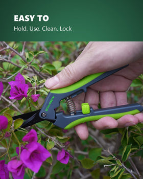 StayGrow bonsai clippers angled cut for delicate pruning and shaping