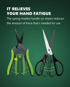 StayGrow garden scissors with stainless blades for clean harvests