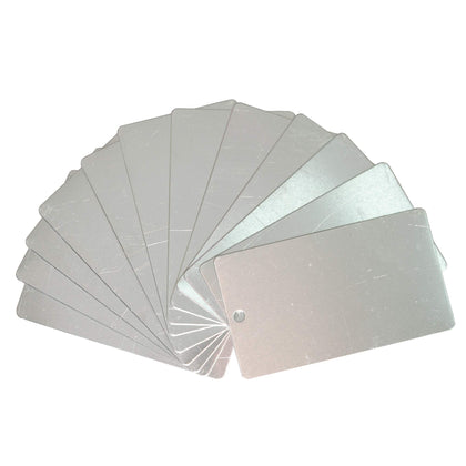 StayMax aluminum plant label close-up for durable outdoor tagging