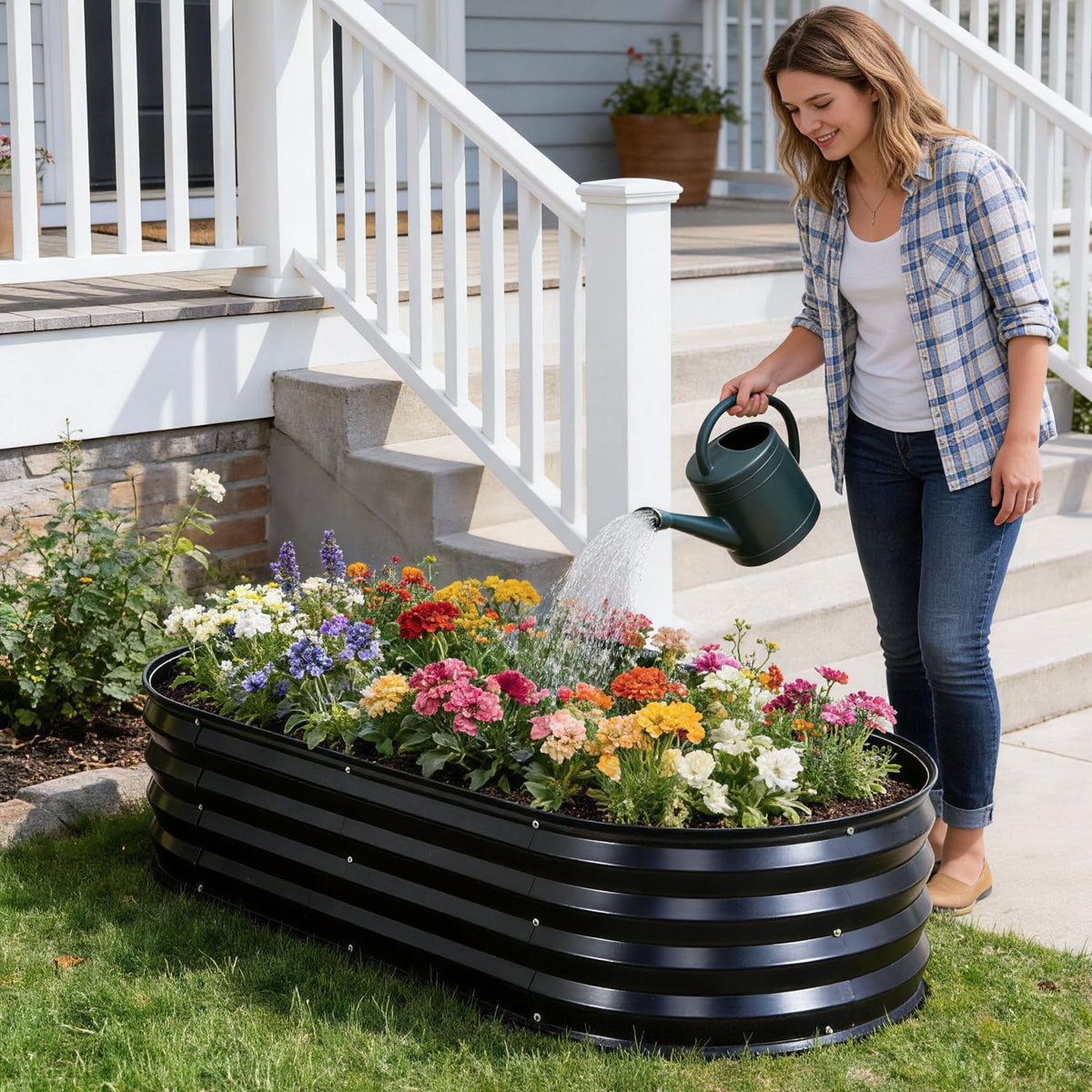 STBoo rust-resistant design ensures long-lasting outdoor performance.