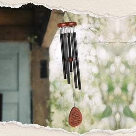 SteadStyle memorial wind chime 25-5inch tubes for outdoor durability