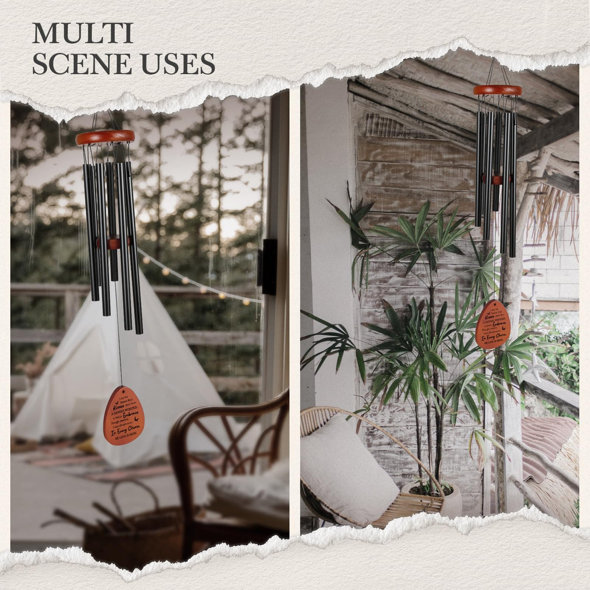 SteadStyle memorial wind chime suited for services and anniversaries