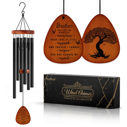 SteadStyle memorial wind chimes displayed outdoors for remembrance