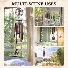 SteadStyle weather-resistant aluminum wind chime withstands sun and rain in gardens.