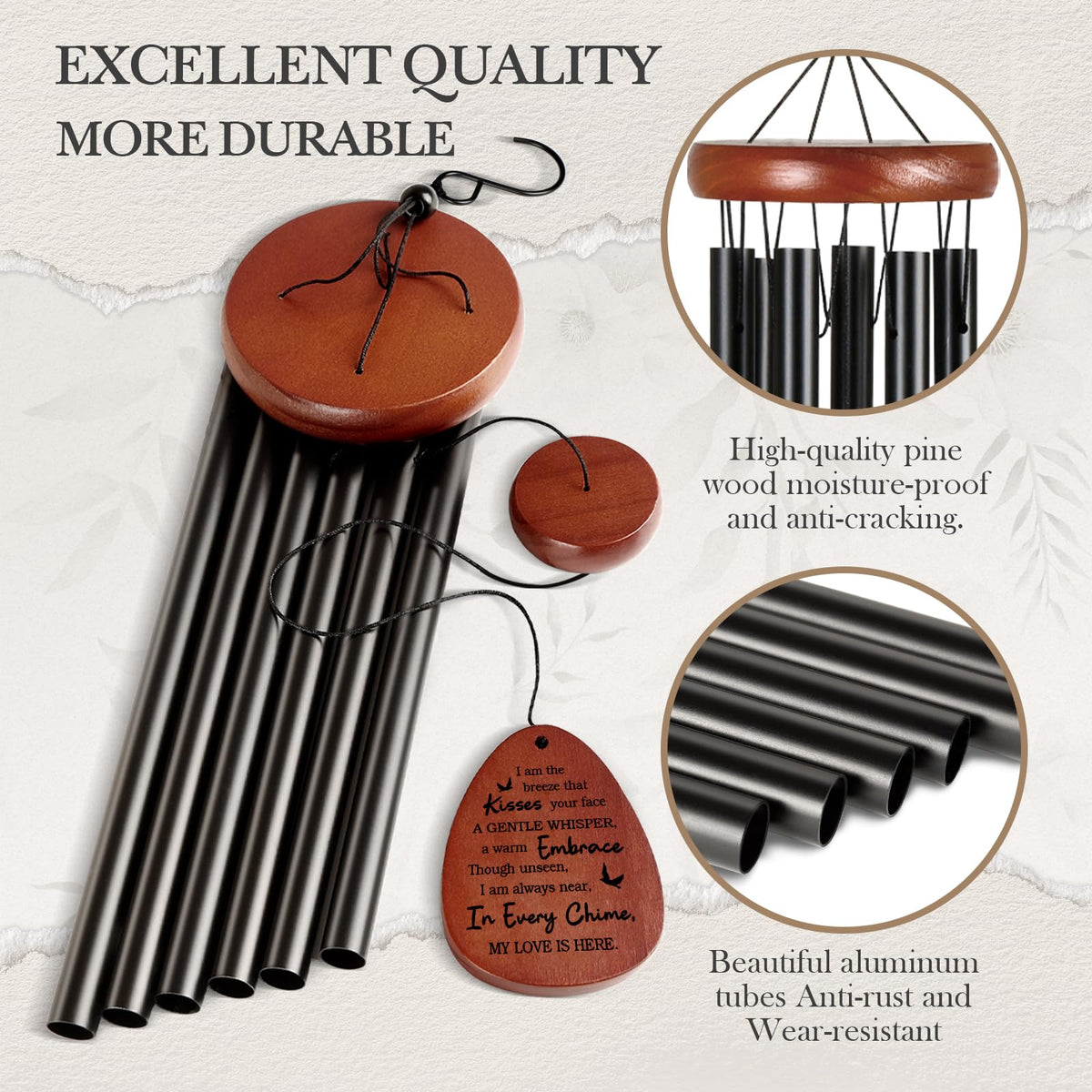 SteadStyle wind chime displayed in garden or porch on a breeze