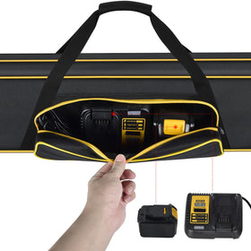 Steadtep pole saw bag front pocket organization keeps tools accessible