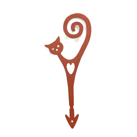 STEELDECO cat silhouette garden gift idea for plant lovers.
