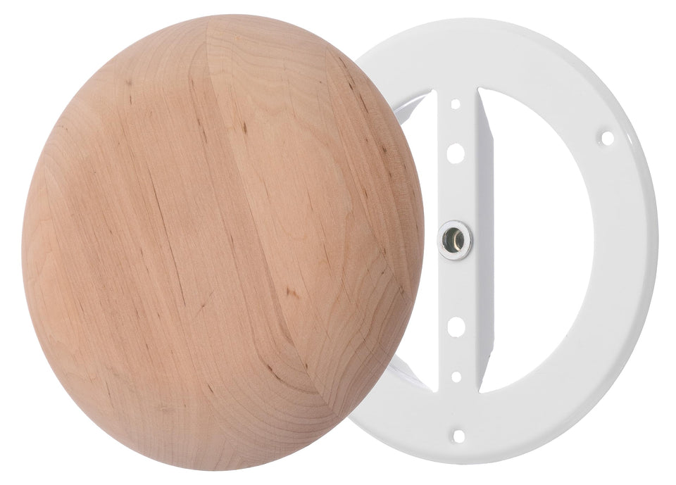 Steinberg14 wooden vent cover front view showing adjustable airflow for saunas