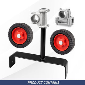 Stellalyre height-adjustable pulleys let you tailor wheel height for user comfort