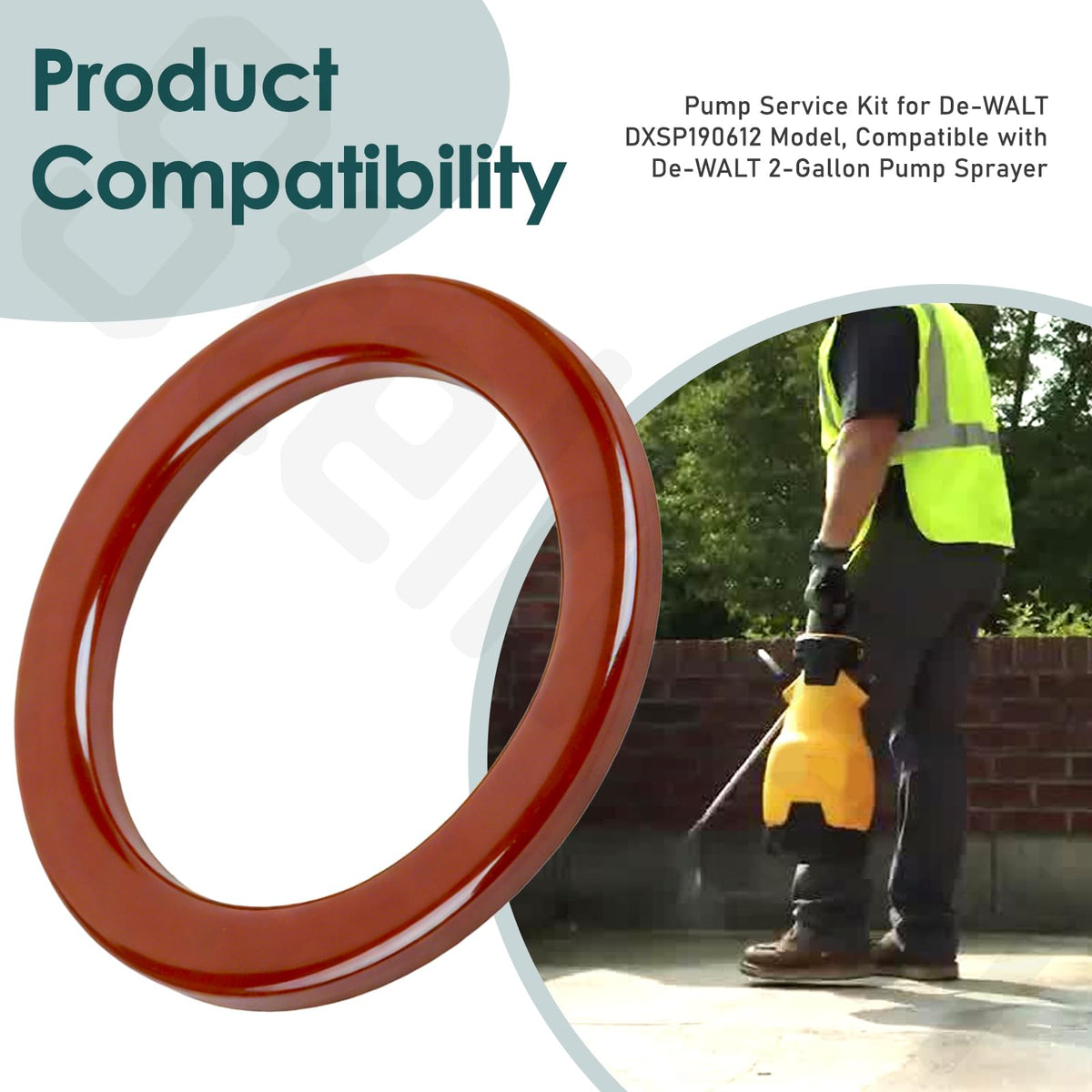 Stelrwan pump service kit with leak-proof design for long-lasting sprayer compatibility
