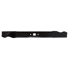 Stens 335-632 blade side view showing bowtie center hole design for alignment