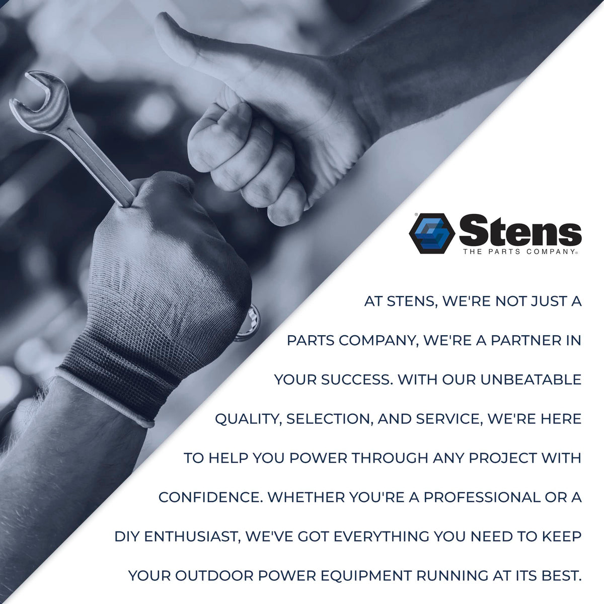 Stens 370-350 hardware included for quick installation