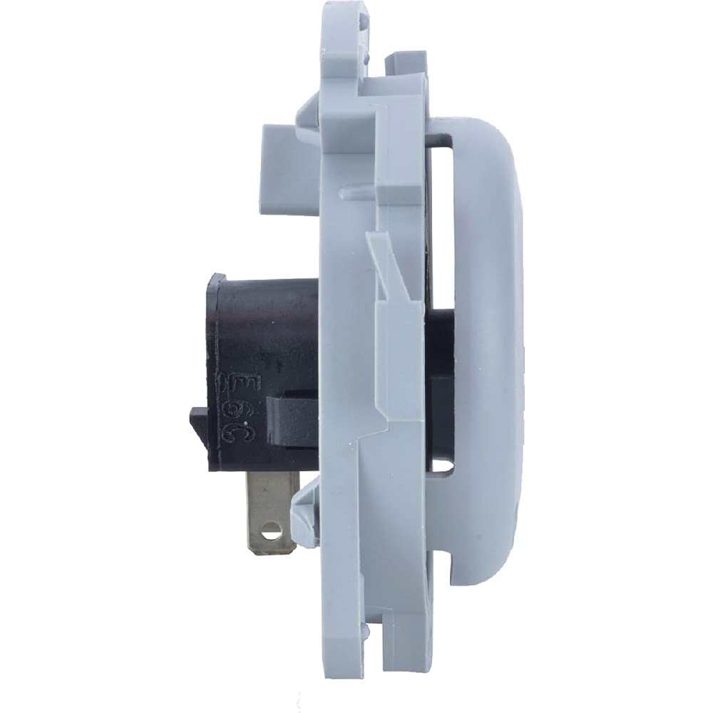 Stens 430-239 seat switch, gray top view, compact normally open design for simple wiring.
