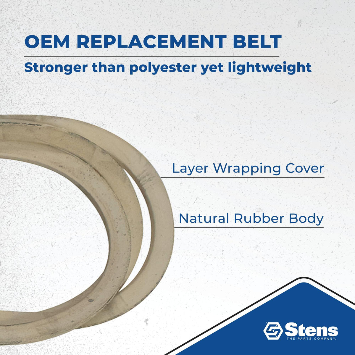 Stens 265-435 belt works with MTD 954-05021 for replacement