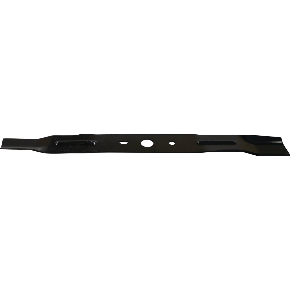 Stens blade showing center-to-center distance of 3-7/16 inches