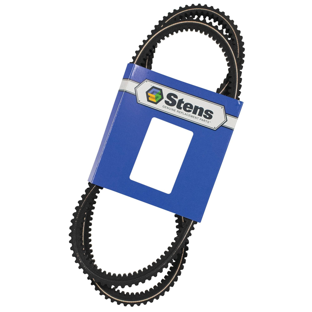Stens 5/8 inch wide deck belt on a clean surface for reliability