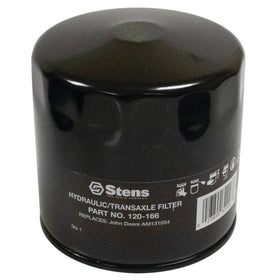 Stens hydraulic oil filter 120-166 with branded packaging for OEM-grade replacement.