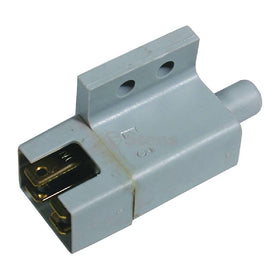 Stens interlock switch close-up showing compatibility with multiple mower brands.
