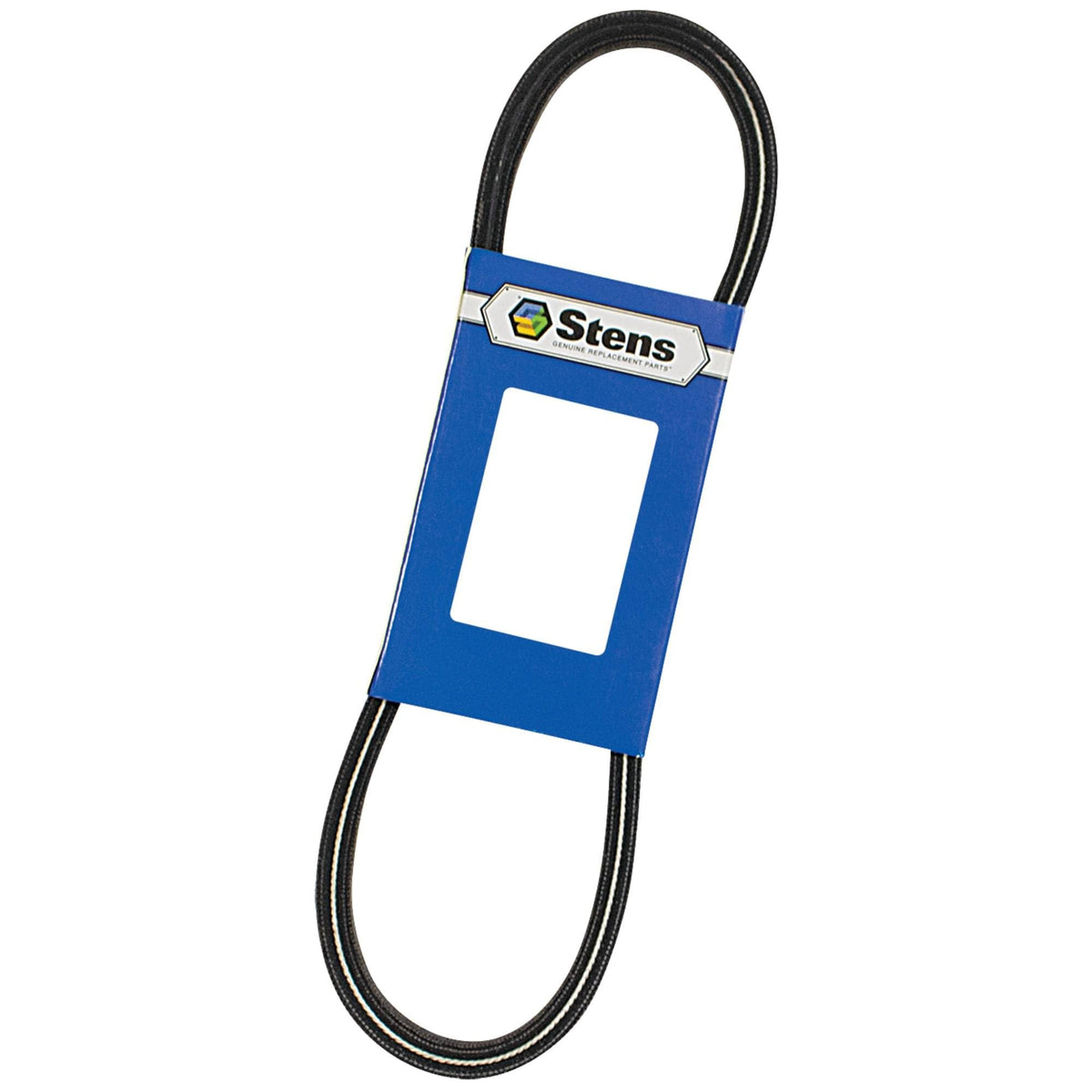 Stens 265-805 belt box front label shows OEM compatibility.