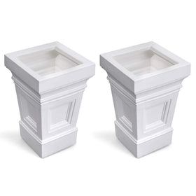 Step2 Atherton square planter assembly demonstrates sturdy setup for an effortless outdoor display
