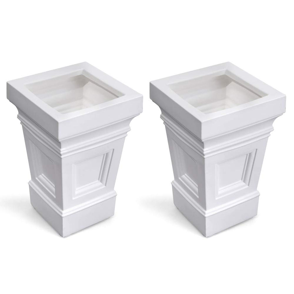 Step2 Atherton square planter assembly demonstrates sturdy setup for an effortless outdoor display
