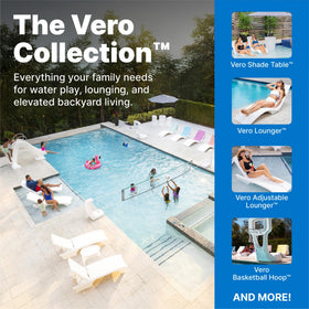 Step2 In-Pool Stool suitable for indoor or outdoor use.