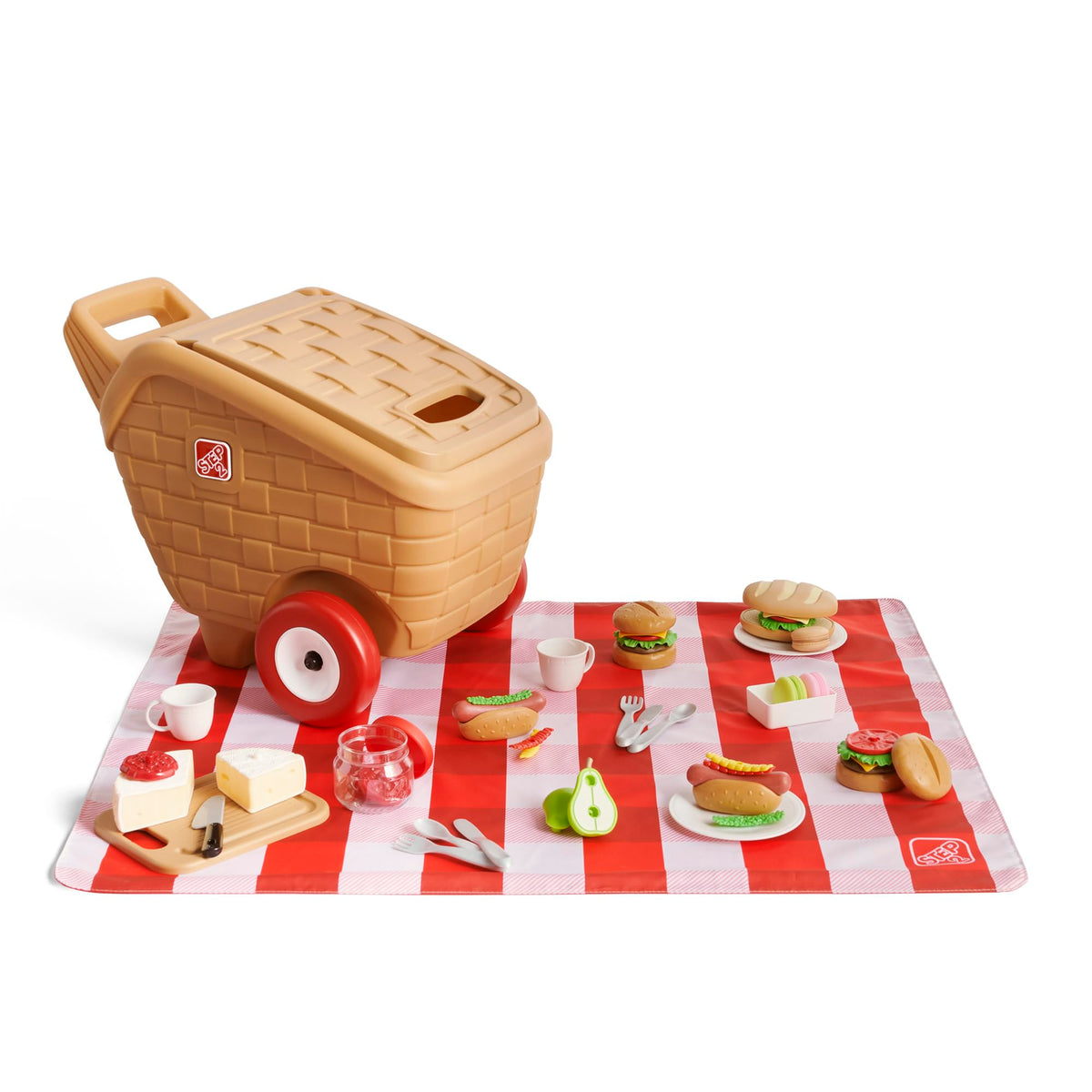 Step2 my first picnic basket with wheels for easy transport by little hands.