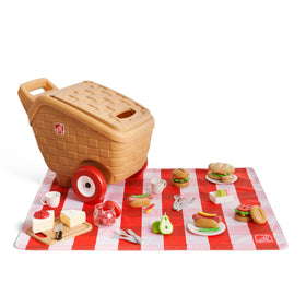 Step2 my first picnic basket with wheels for easy transport by little hands.