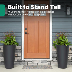 Step2 Tremont planter suitable for indoor use with clean, modern lines.