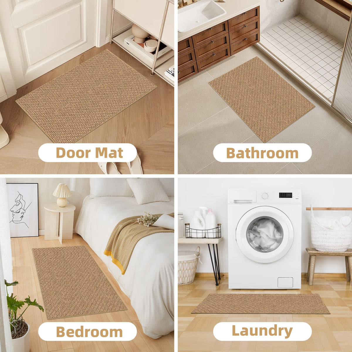 StepAura mat maintains grip in wet or dusty conditions.