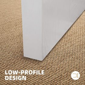 StepAura door mat with non-slip backing stays put for safer entrances.