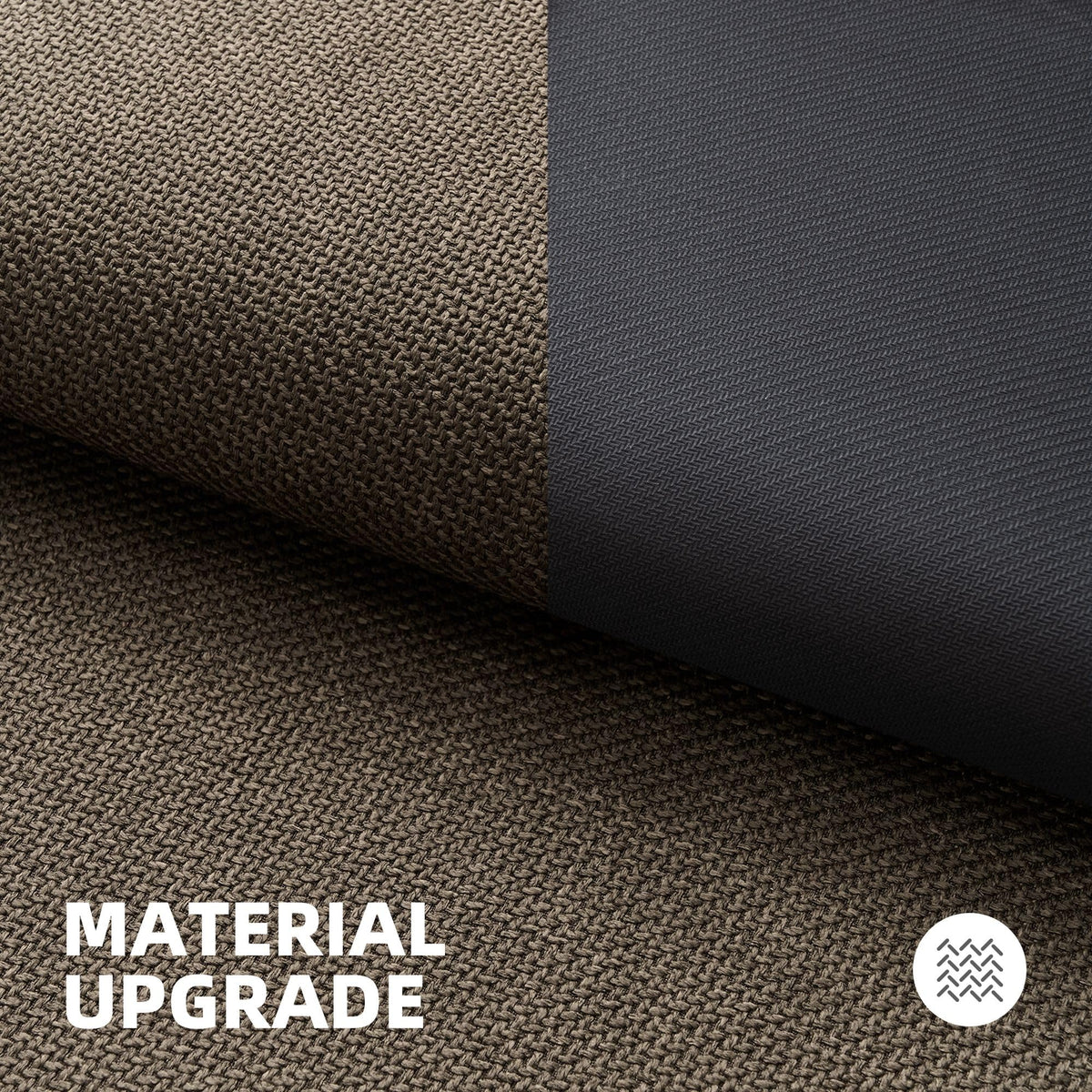 StepAura entryway rug under door, fits under most doors without obstruction.