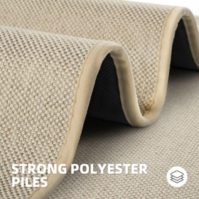 StepAura door mat anti-slip rubber backing in action on dry floor